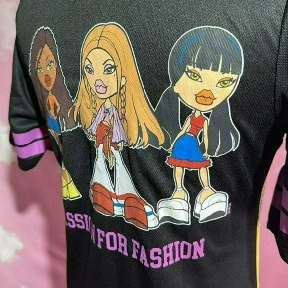 Bratz Baseball Jersey size Medium Bratz Doll Jersey NEW~  purple ~ Cartoon Bratz - Picture 11 of 16